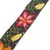 Leather accented wool and cotton belt, 'Florid Paradise' - Crocheted Wool and Cotton Floral Belt from Peru (image 2e) thumbail