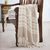 Cotton throw, 'Sweet Ecru' - Handwoven Cotton Throw in Ecru from Peru thumbail