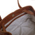 Leather shoulder bag, 'Stylish Sepia' - Handmade Leather Shoulder Bag in Sepia from Peru (image 2g) thumbail