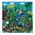 Cotton blend patchwork wall hanging, 'Amazon Jungle' - Cotton Blend Patchwork Wall Hanging of the Amazon Rainforest thumbail