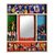 Wood retablo wall mirror, 'Eden Reflection' - Wood Nativity Retablo Wall Mirror from Peru (image 2a) thumbail