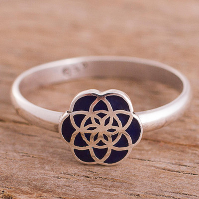 Lapis lazuli cocktail ring, Cosmic Connection