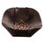 Leather catchall, 'Inca Diamonds' - Diamond Pattern Leather Catchall from Peru (image 2d) thumbail