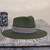 Alpaca and wool blend felt hat, 'Munay in Olive' - Peruvian Alpaca and Wool Blend Felt Hat in Olive thumbail
