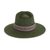 Alpaca and wool blend felt hat, 'Munay in Olive' - Peruvian Alpaca and Wool Blend Felt Hat in Olive (image 2d) thumbail