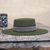Alpaca and wool blend felt hat, 'Nawi in Olive' - Alpaca and Wool Blend Felt Hat in Olive from Peru thumbail