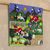 Cotton blend patchwork wall hanging, 'Andean Harvest' - Cotton Blend Patchwork Wall Hanging of an Andean Scene (image 2b) thumbail