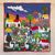 Cotton blend wall hanging, 'Colorful Andean Afternoon' - Arpillera Cotton Blend Patchwork Wall Hanging from Peru (image 2) thumbail