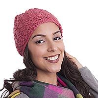 100% alpaca hat,