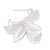 Sterling silver filigree brooch pin, 'Tropical Orchid' - Orchid Sterling Silver Filigree Brooch Pin from Peru (image 2d) thumbail