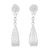 Sterling silver filigree dangle earrings, 'Glistening Utopia' - Sterling Silver Filigree Dangle Earrings Crafted in Peru (image 2a) thumbail