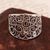 Sterling silver filigree band ring, 'Colonial Swirl' - Sterling Silver Filigree Band Ring from Peru thumbail