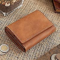 Leather wallet,