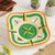 Chambira tree fiber decorative basket, 'Beautiful Compass' - Chambira Tree Fiber and Wood Decorative Basket from Peru thumbail