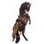 Leather0accented wood sculpture, 'Majestic Paso Horse' - Leather-Accented Cedar Wood Paso Horse Sculpture from Peru (image 2a) thumbail