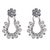 Sterling silver filigree dangle earrings, 'Gardens of Memory' - Floral Sterling Silver Filigree Dangle Earrings from Peru (image 2a) thumbail