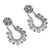 Sterling silver filigree dangle earrings, 'Gardens of Memory' - Floral Sterling Silver Filigree Dangle Earrings from Peru (image 2c) thumbail