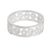 Sterling silver filigree band ring, 'Glistening Zigzag' - Zigzag Sterling Silver Filigree Band Ring from Peru (image 2a) thumbail