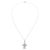 Sterling silver filigree pendant necklace, 'Sweet Angel' - Angel-Themed Sterling Silver Filigree Pendant Necklace (image 2a) thumbail