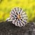 Citrine filigree cocktail ring, 'Floral Citrine' - Floral Citrine Filigree Cocktail Ring from Peru thumbail