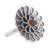 Citrine filigree cocktail ring, 'Floral Citrine' - Floral Citrine Filigree Cocktail Ring from Peru (image 2b) thumbail