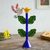 Recycled metal candleholder, 'Sweet Dove in Blue' - Recycled Metal Dove Candle Holder in Blue from Peru (image 2) thumbail