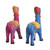 Ceramic figurines, 'Llama Couple' (6 inch, pair) - Ceramic Llama Couple Figurines from Peru (6 Inch, Pair) (image 2d) thumbail