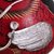 Sterling silver accented gourd figurine, 'Female Owl Doctor in Red' - Sterling Silver and Red Gourd Female Owl Doctor Figurine (image 2e) thumbail