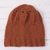 Alpaca blend hat, 'Chic Flower' - Floral Hand-Crocheted Alpaca Blend Hat from Peru thumbail