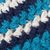 100% alpaca hat, 'Lakes of the Andes' - Blue and Eggshell Crocheted 100% Alpaca Hat from Peru (image 2g) thumbail