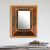 Reverse-painted wall mirror, 'Majestic Tulips' - Tulip Motif Reverse-Painted Glass Wall Mirror from Peru thumbail