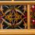 Reverse-painted wall mirror, 'Colonial Glam' - Gold-Tone Reverse-Painted Glass Wall Mirror from Peru (image 2c) thumbail