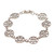 Sterling silver filigree link bracelet, 'Sweet Circles' - Circular Sterling Silver Filigree Link Bracelet from Peru (image 2a) thumbail