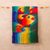 Alpaca blend tapestry, 'Magic of the Ocean' - Handwoven Fish-Themed Alpaca Blend Tapestry from Peru (image 2) thumbail