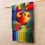 Alpaca blend tapestry, 'Magic of the Ocean' - Handwoven Fish-Themed Alpaca Blend Tapestry from Peru (image 2b) thumbail