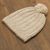 Alpaca blend hat, 'Sweet Alabaster' - Hand-Crocheted Alpaca Blend Hat with a Pompom from Peru (image 2b) thumbail