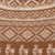 Alpaca blend knit hat, 'Alpaca Parade in Cinnamon' - Cinnamon Brown and Ivory Diamond Motif Alpaca Blend Knit Hat (image 2d) thumbail