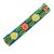 Wool headband, 'Azure Garden' - Floral Pattern Wool Headband from Peru thumbail