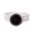 Onyx filigree cocktail ring, 'Andean Power' - Onyx Filigree Cocktail Ring Crafted in Peru (image 2a) thumbail