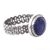 Sodalite filigree cocktail ring, 'Andean Power' - Sodalite Filigree Cocktail Ring Crafted in Peru (image 2b) thumbail