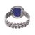 Sodalite filigree cocktail ring, 'Andean Power' - Sodalite Filigree Cocktail Ring Crafted in Peru (image 2c) thumbail