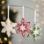 Wool ornaments, 'Holiday Snowflakes' (set of 3) - Assorted Wool Snowflake Ornaments from Peru (Set of 3) thumbail