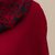 Alpaca blend poncho, 'Sublime Surround' - Crimson Red and Black Alpaca Blend Knit Cowl Neck Poncho (image 2e) thumbail