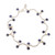 Sodalite link bracelet, 'Blue Branches' - Blue Sodalite Curved Link Bracelet from Peru (image 2a) thumbail