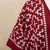 Reversible alpaca blend poncho, 'Lovely Composition in Crimson' - Reversible Geometric Alpaca Blend Poncho in Crimson (image 2f) thumbail