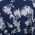 Reversible alpaca blend ruana, 'Leaves of Autumn in Cadet Blue' - Reversible Cadet Blue and Oyster Leafy Alpaca Blend Ruana (image 2g) thumbail
