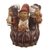 Ceramic candleholder, 'Music of the Andes' - Handmade Ceramic Candleholder with Music Theme (image 2d) thumbail