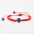 Sodalite unity bracelet, 'Vibrant Planet' - Andean Sodalite & Vivid Orange Macrame Unity Bracelet (image 2) thumbail
