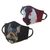 Cotton blend nose clip face masks, 'Cats and Dog' (pair) - 2 3-Layer Cotton Blend Nose Clip Cats & Dog Face Masks (image 2a) thumbail