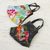 Cotton blend nose clip face masks, 'Leopard and Lotus' (pair) - 2 3-Layer Cotton Blend Nose Clip Leopard & Lotus Face Masks thumbail